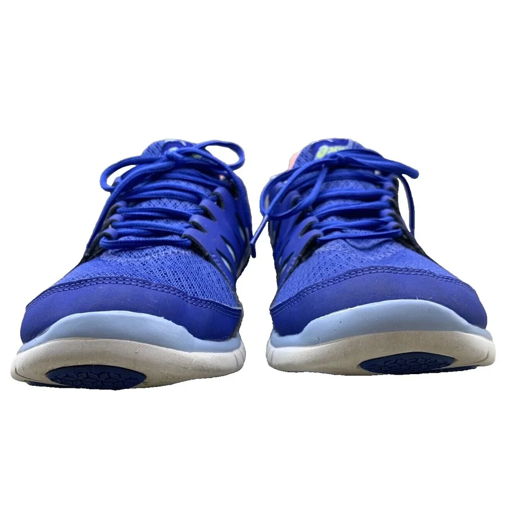 ASICS Gel-Fit Tempo Women's 9.5 Blue S563N Running Shoes Cross Training Lace Up